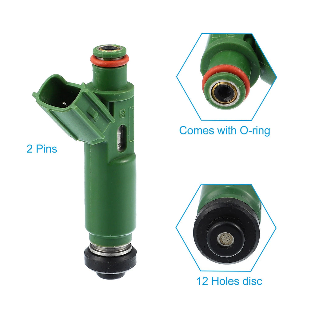 Set of 4 Fuel Injector Nozzles for Toyota Corolla 1.8L (1999–2006) 23209-22040