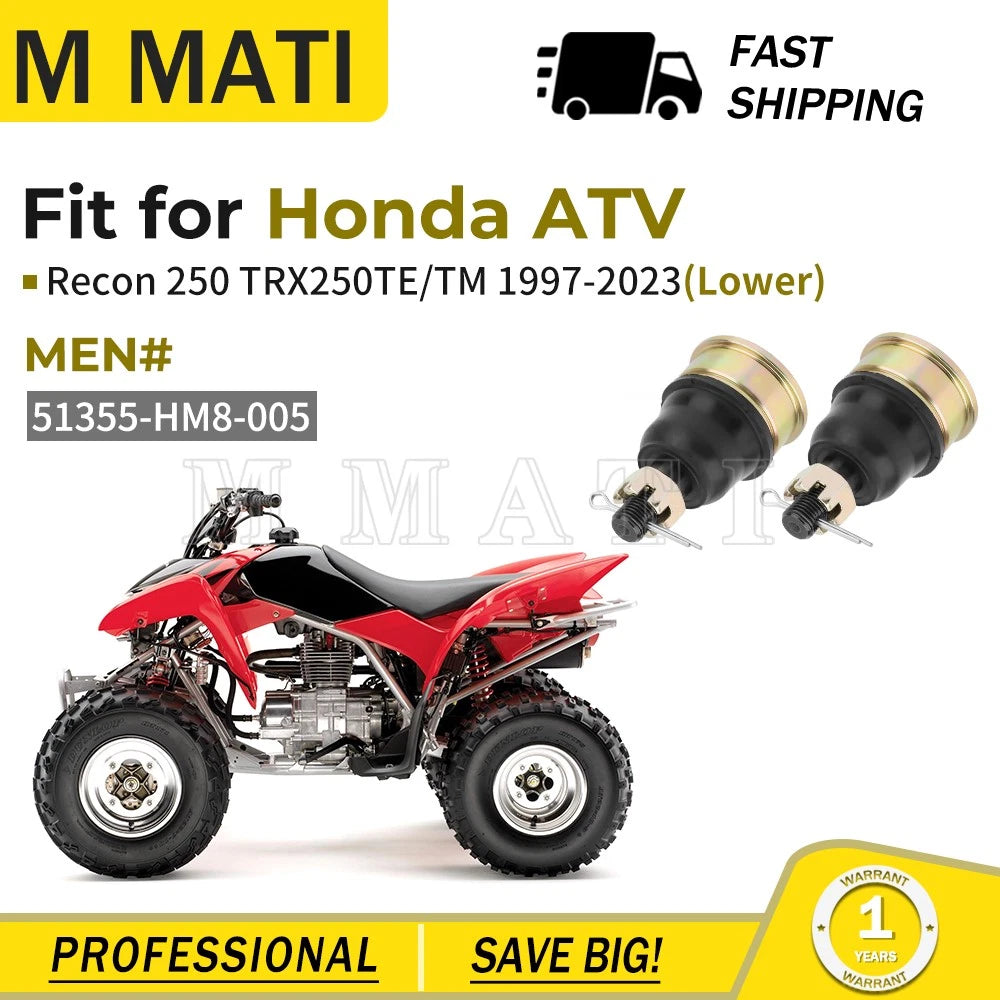 2X Lower A-Arm Ball Joint for Honda (51355-HM8-005, 51355HM8005)