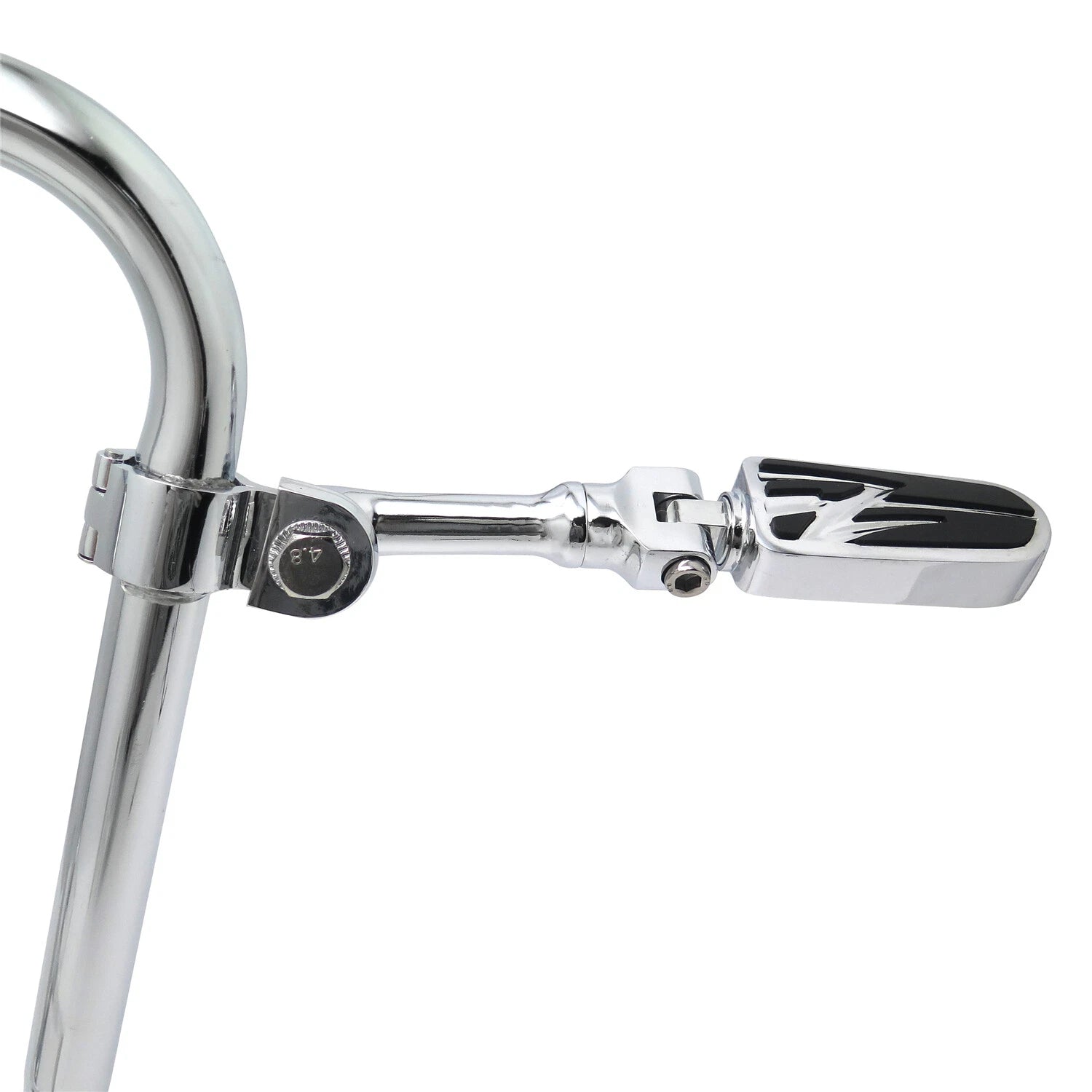 Chrome Flash 4.5" FootPeg for Yamaha XV250, Harley Dyna