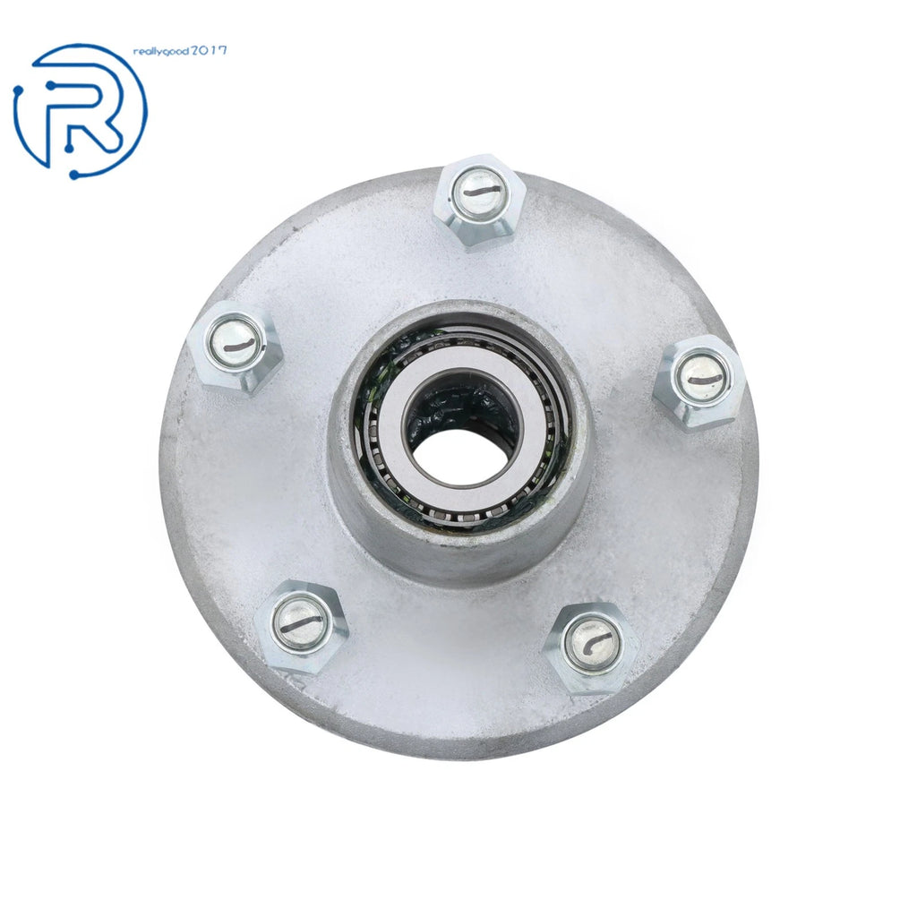 Galvanized Trailer Hub Kit for 2000 lbs Axle (1" Spindle)