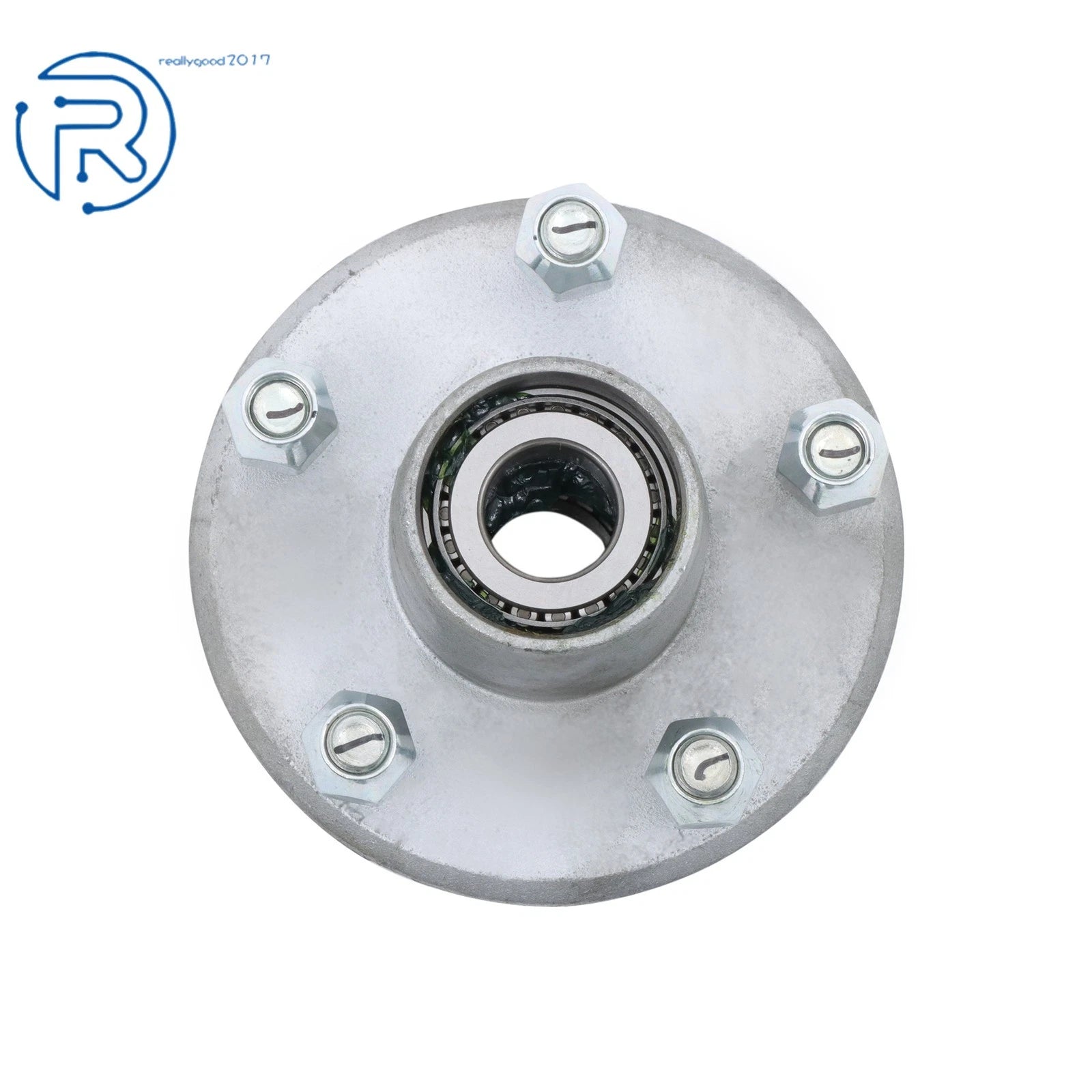 Galvanized Trailer Hub Kit for 2000 lbs Axle (1" Spindle)