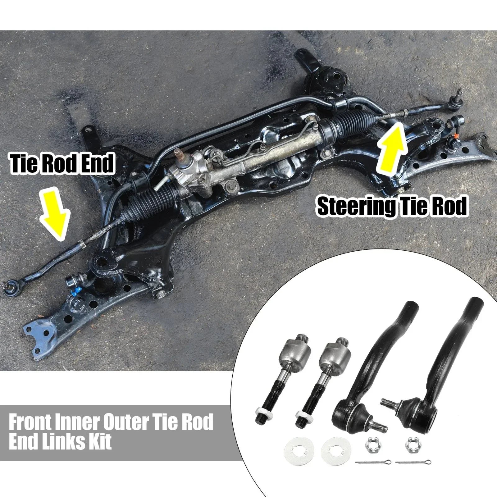Tie Rod End Link Kit for Honda Accord & Acura TSX (2003-2008)