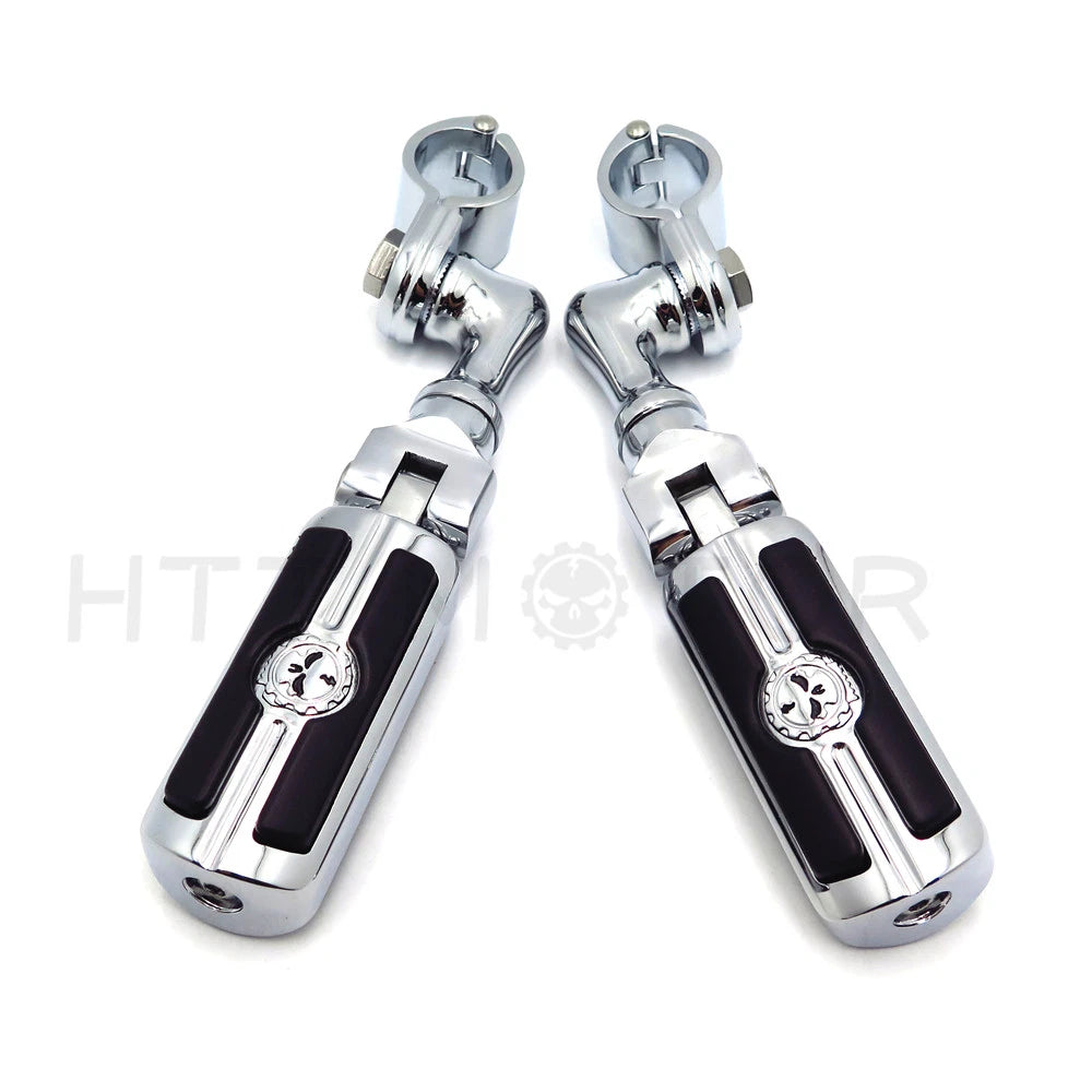 1 1/2" O-ring Crash Bar Engine Guard Highway Pegs for Universal Models