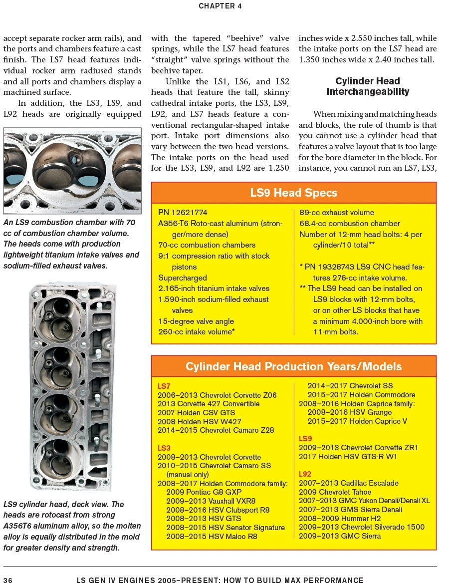 LS Engine Gen IV Build Max Performance Manual for Chevrolet (2005-Present)
