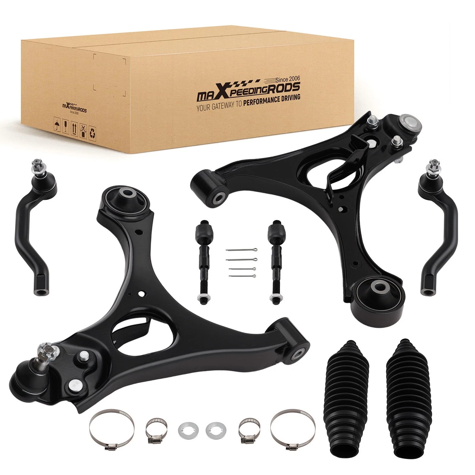 10x Front Lower Control Arms Ball Joint Kit for Honda Civic (2006–2011)