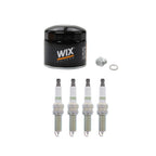 Wix Engine Oil Filter & NGK 4 G-Power Spark Plugs for Kia Rio 1.6L (2006–2011)