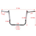 14" Meathook Ape Hanger Handlebars for Harley Touring Street Electra Glide (2014–2023)
