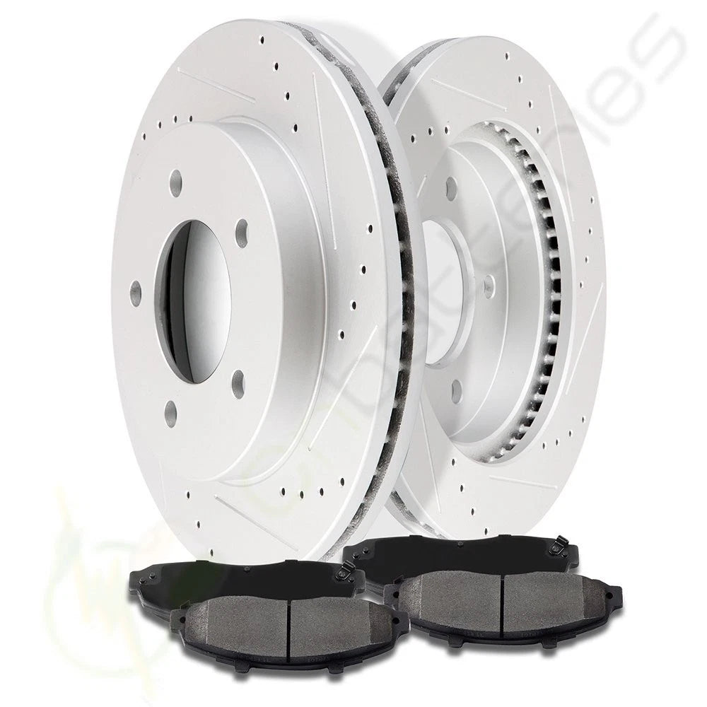 Front Brake Discs Rotors Pad Kit for Ford F-150 (1999–2004)
