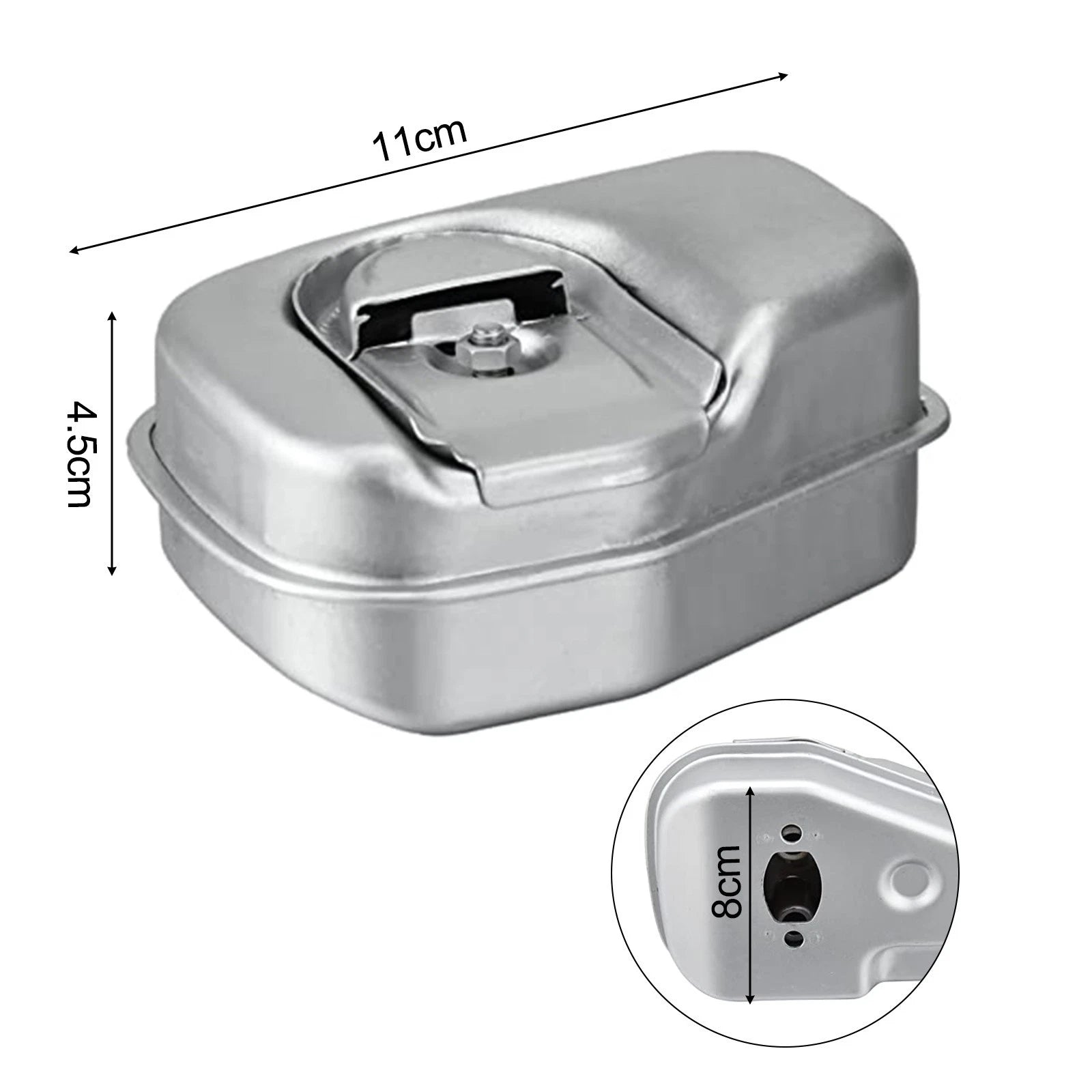 Exhaust Muffler for Jonsered Chainsaws 545 18 08 43 (with Installation Kit)