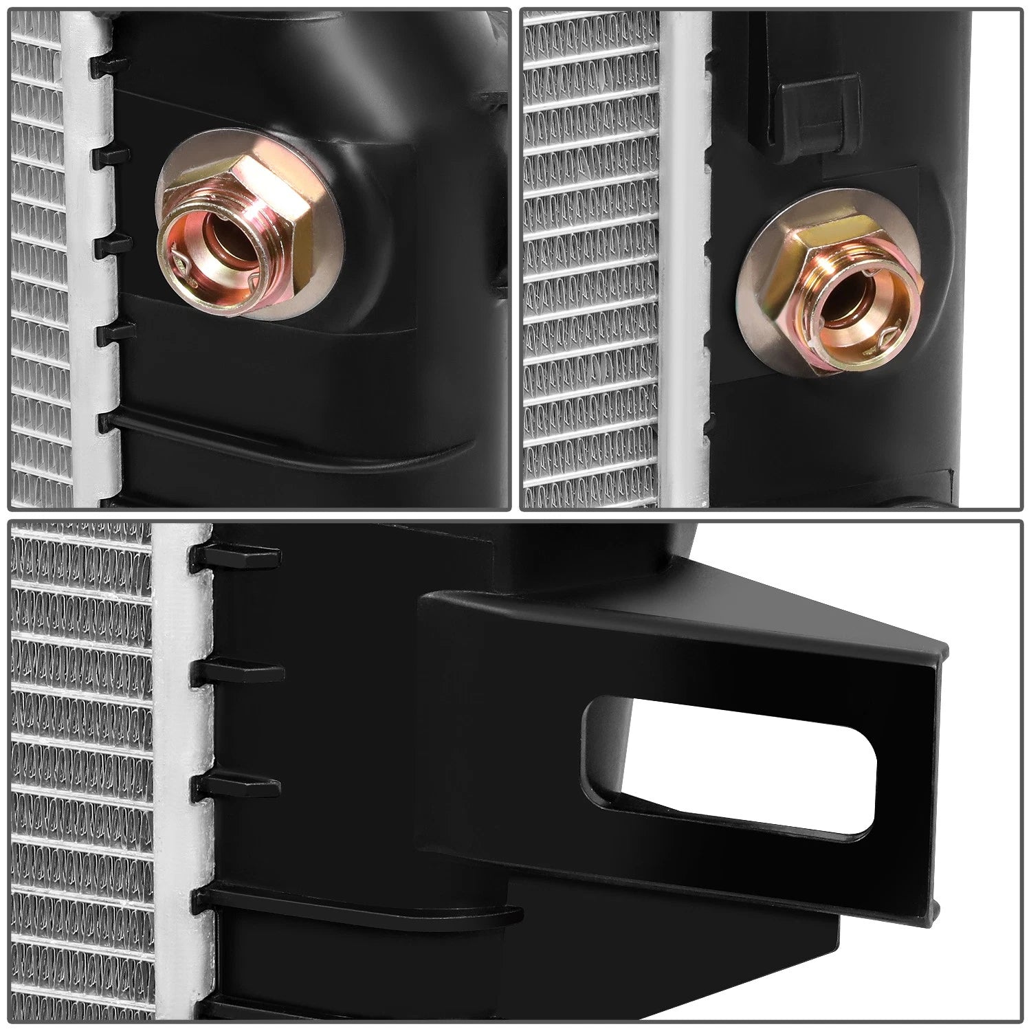 Turbo Aluminum Core Radiator DPI 2510 for Silverado Sierra 2500 3500 (2001–2005)