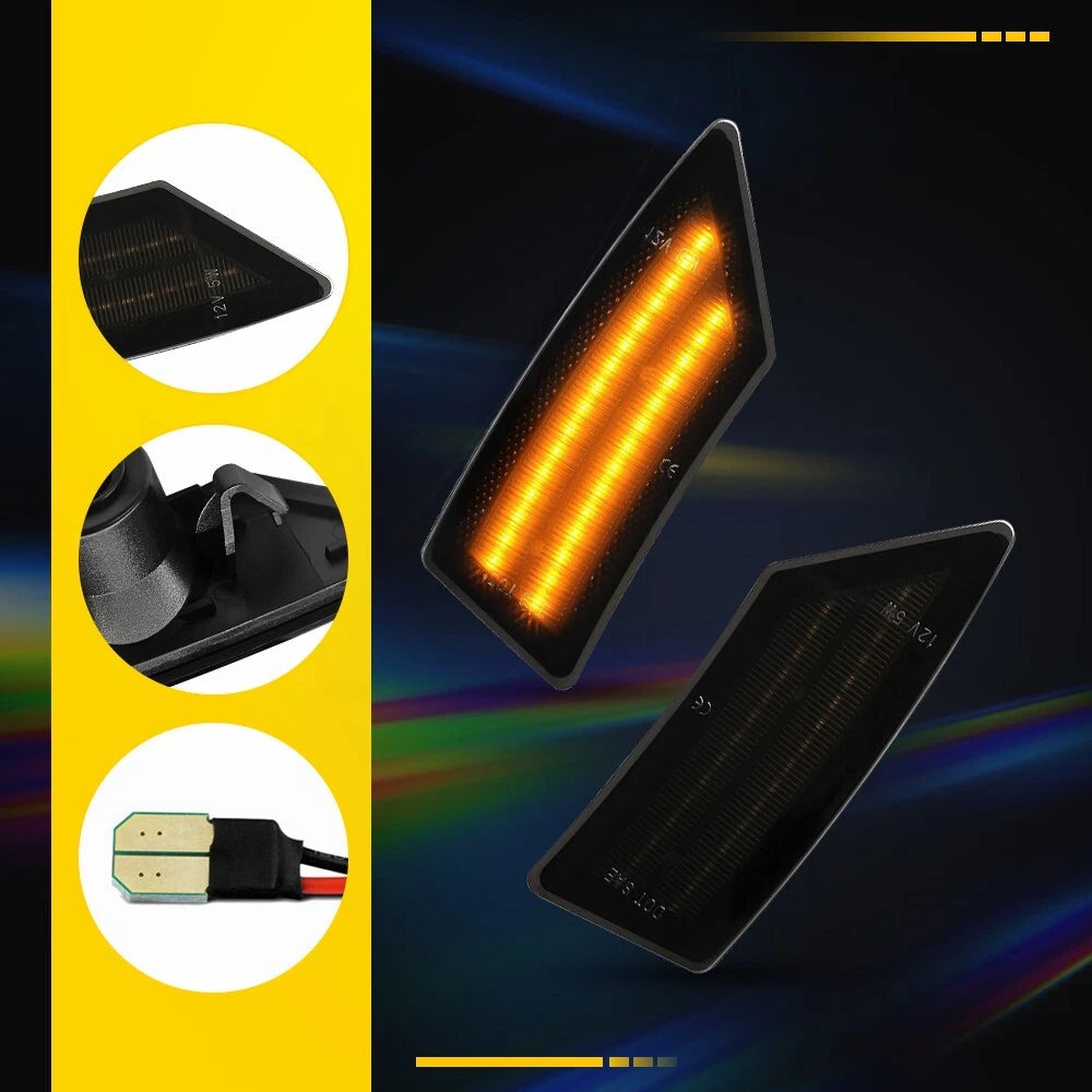Smoked Amber Side Marker Light for Ford Ranger (2019-2022)