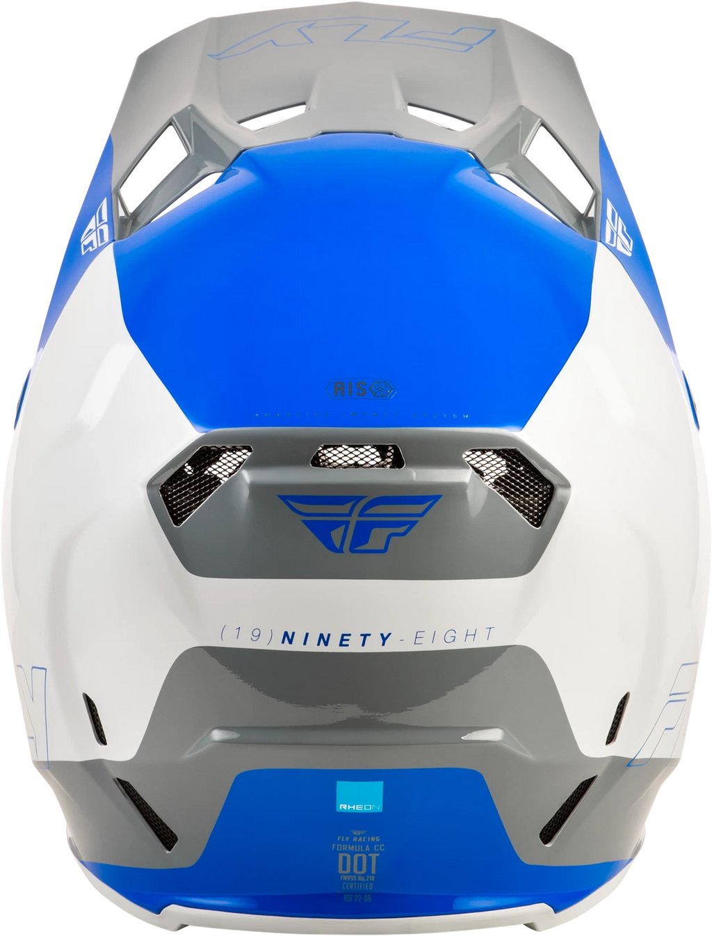 Fly Racing Formula CC Glide Helmet for Off-Road (Large, Blue/Grey)