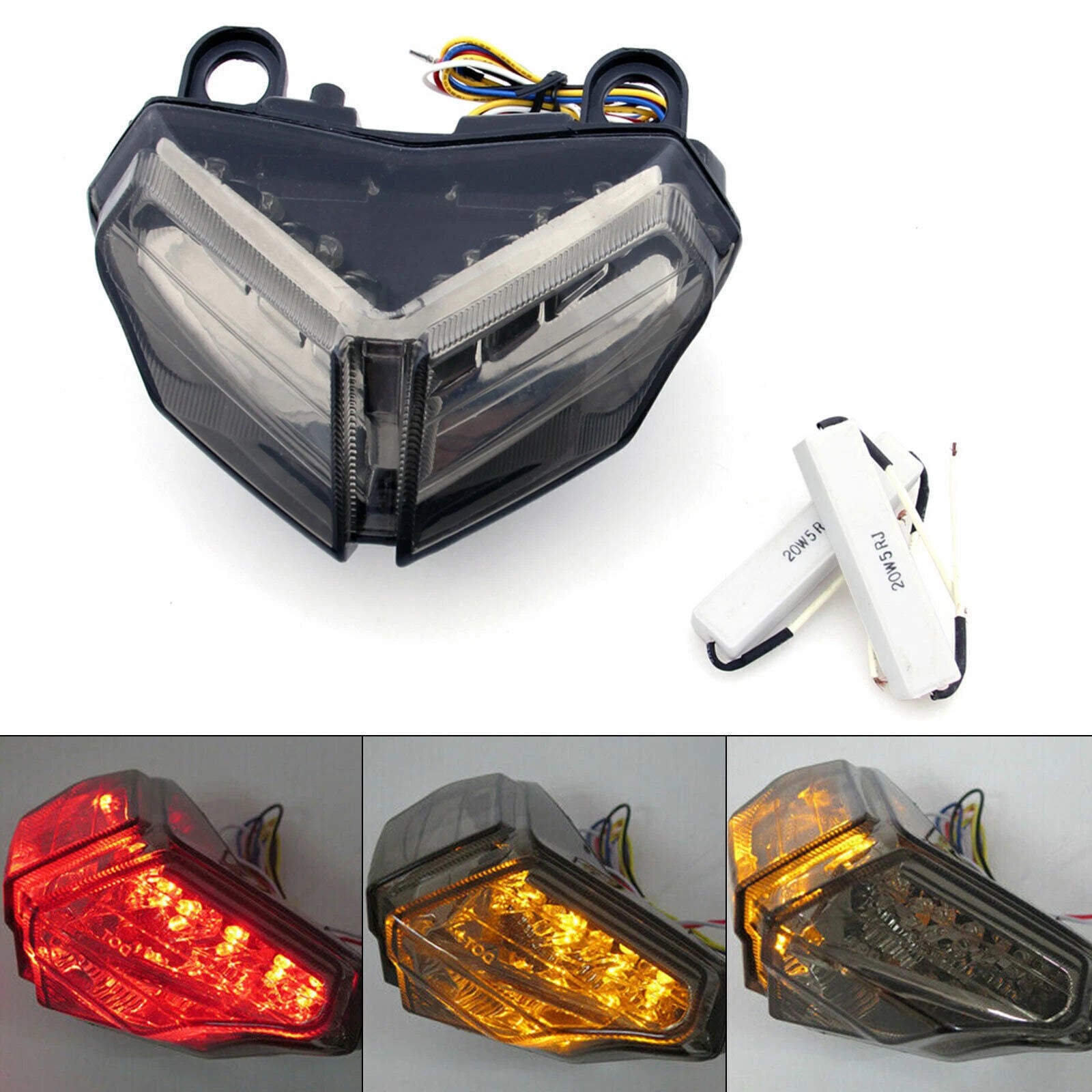 Integrated LED TailLight Turn Signals for Ducati 848 (2008–2012), 1098R/1098S (2007–2012)