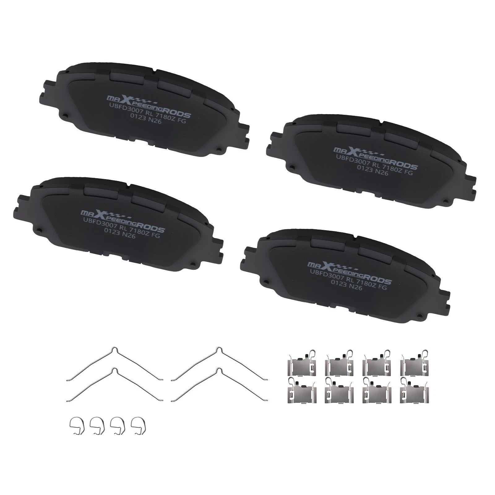 Front Ceramic Brake Pads Kit for Lexus ES250 ES300h ES350 UX200 UX250h UX300h (2013–2023)