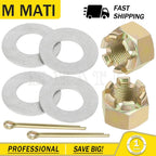 2X Clutch Washer & Rear Axle Nut for Polaris Ranger RZR (2008–2023)