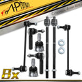 8x Front Sway Bar Links & Tie Rod Ball Joints for Ford Mustang (2005–2010)