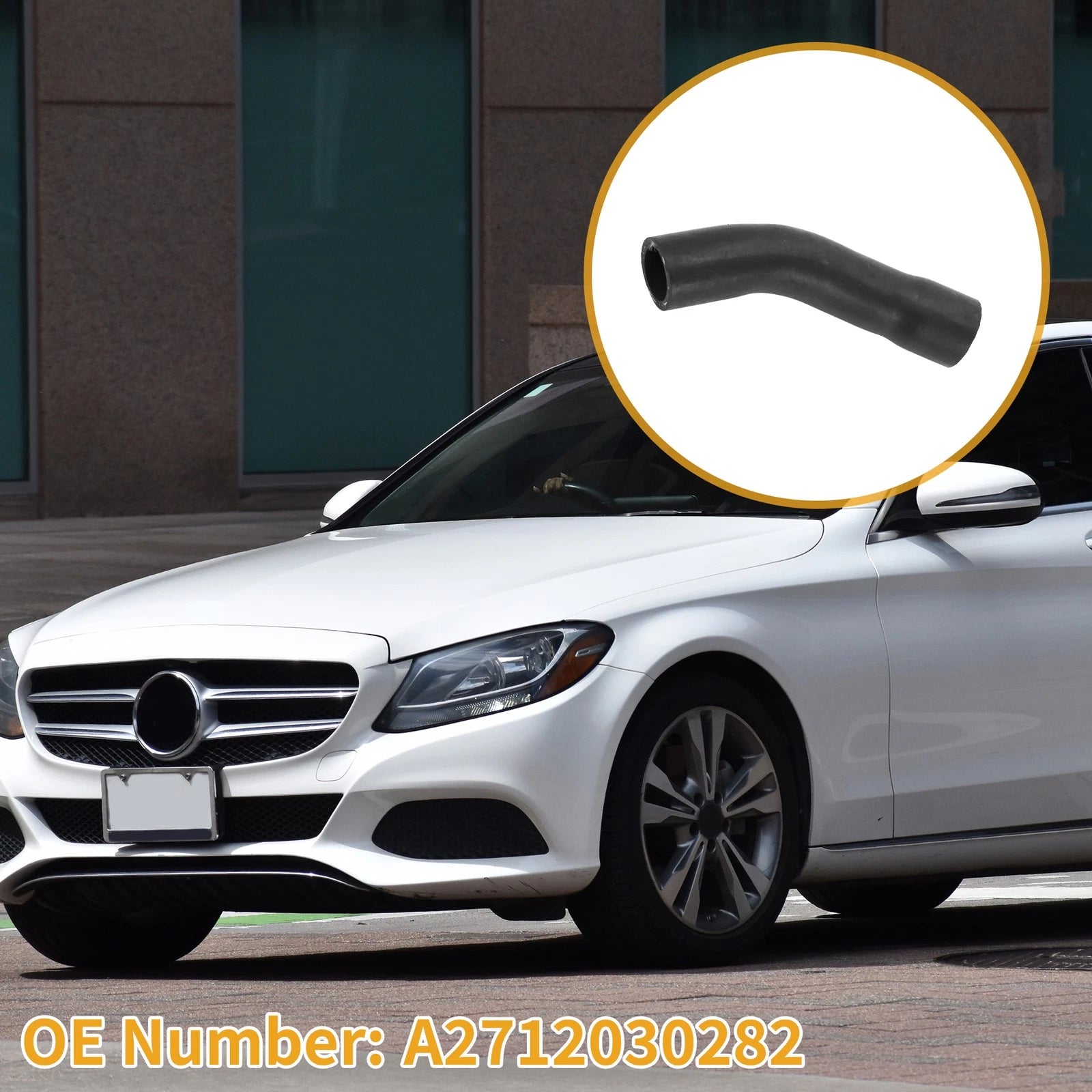 Radiator Hose for Mercedes-Benz C250 (2012–2015) No.A2712030282 Rubber