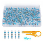 Solder Seal Heat Shrink Butt Connectors for Electrical Wire and Cable Terminals