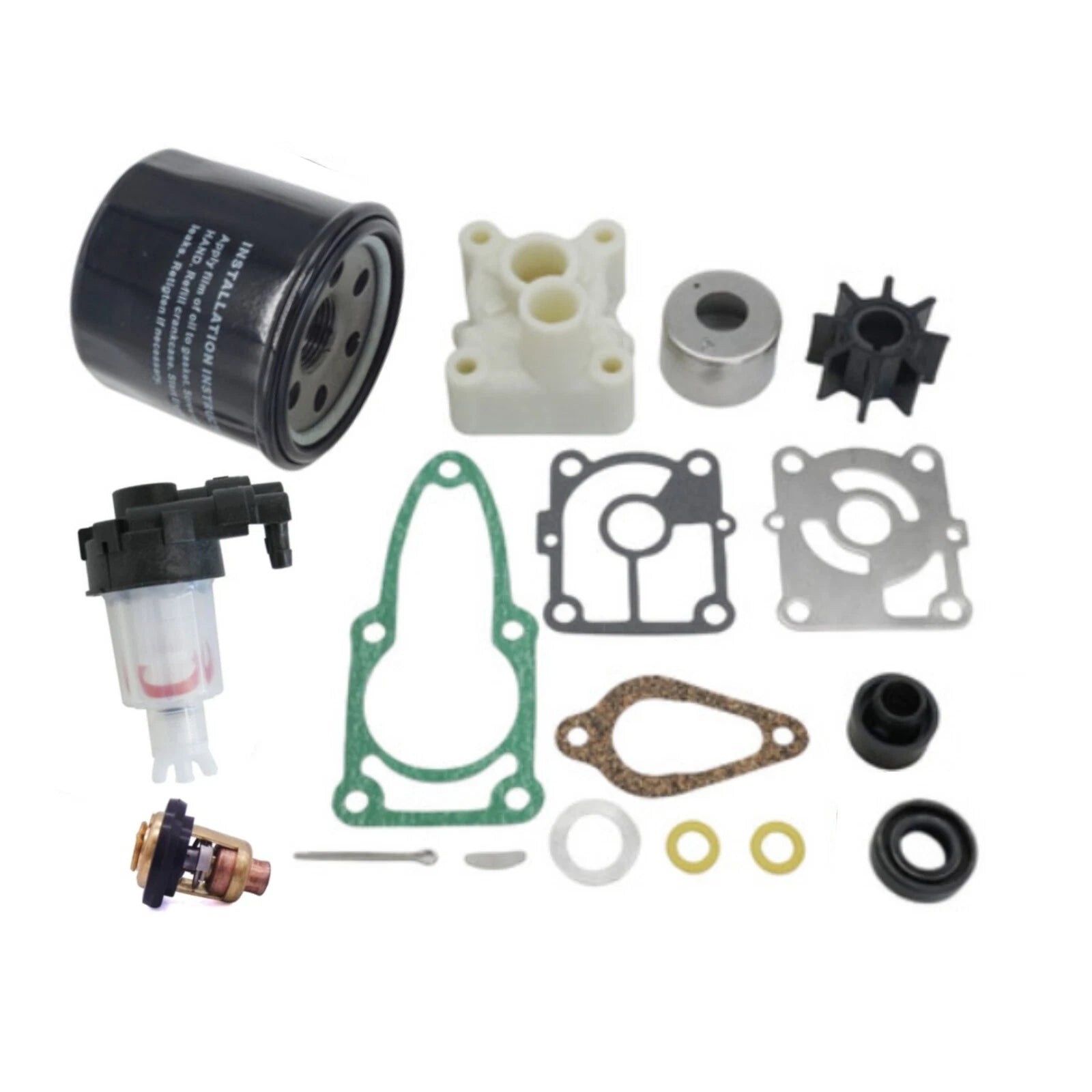 Outboard Maintenance Kit for Mercury Mariner 15-20 HP EFI (8M0151470, 8M0135821)