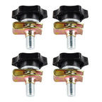 Set of 4 Saddlebag Anti-Theft Screws Knobs U-Clips for Harley Electra Glide