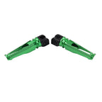 Passenger Foot Pegs Set of 2 Green for Ducati Monster 696/796/695/659 Dark 749 999/S/R