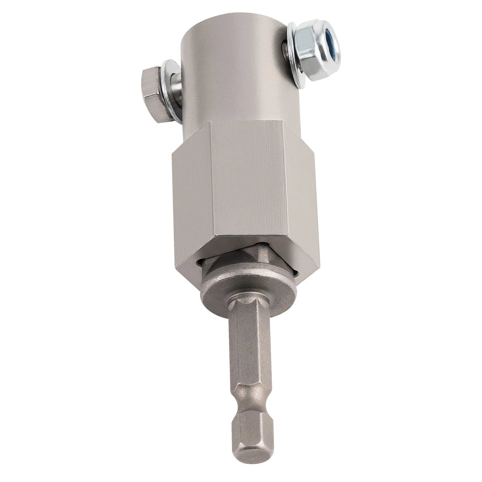 Stainless Steel Trailer Jack Crank Handle Cordless Drill Adapter Set