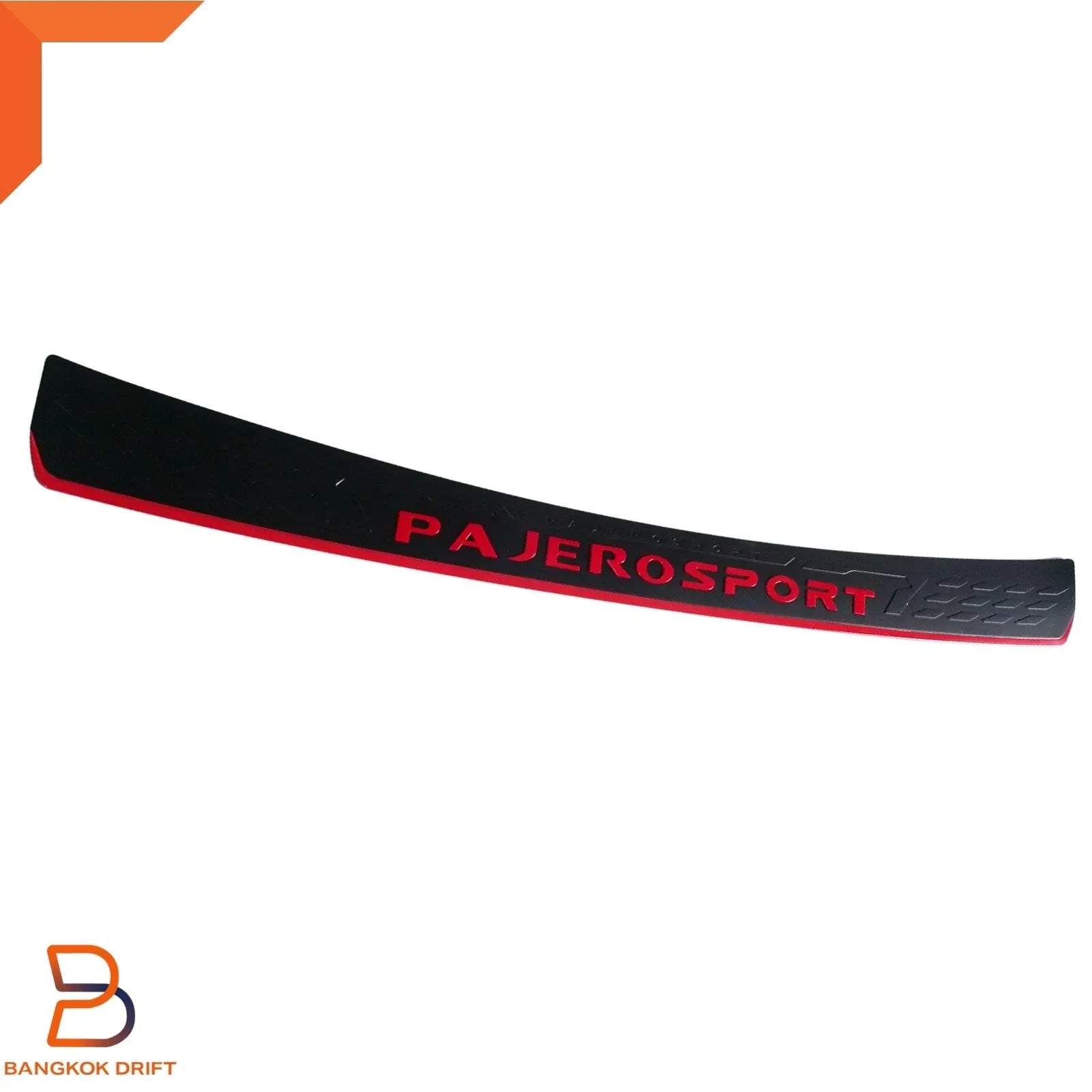 Red Rear Bumper Step Scuff Plate Cover for Mitsubishi Pajero Sport (2020-2023)