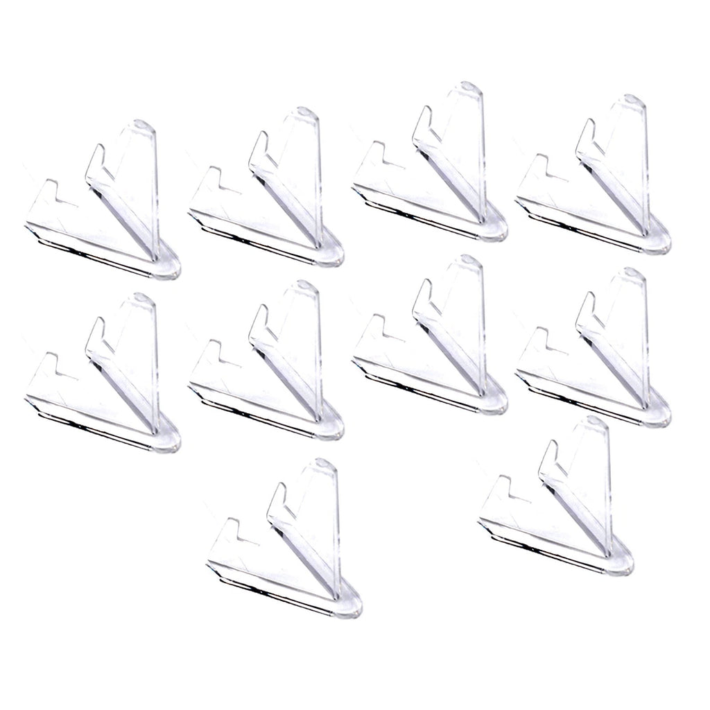 10X Clear Coin Display Stand Easel for Poker Chip Medal Token Stands
