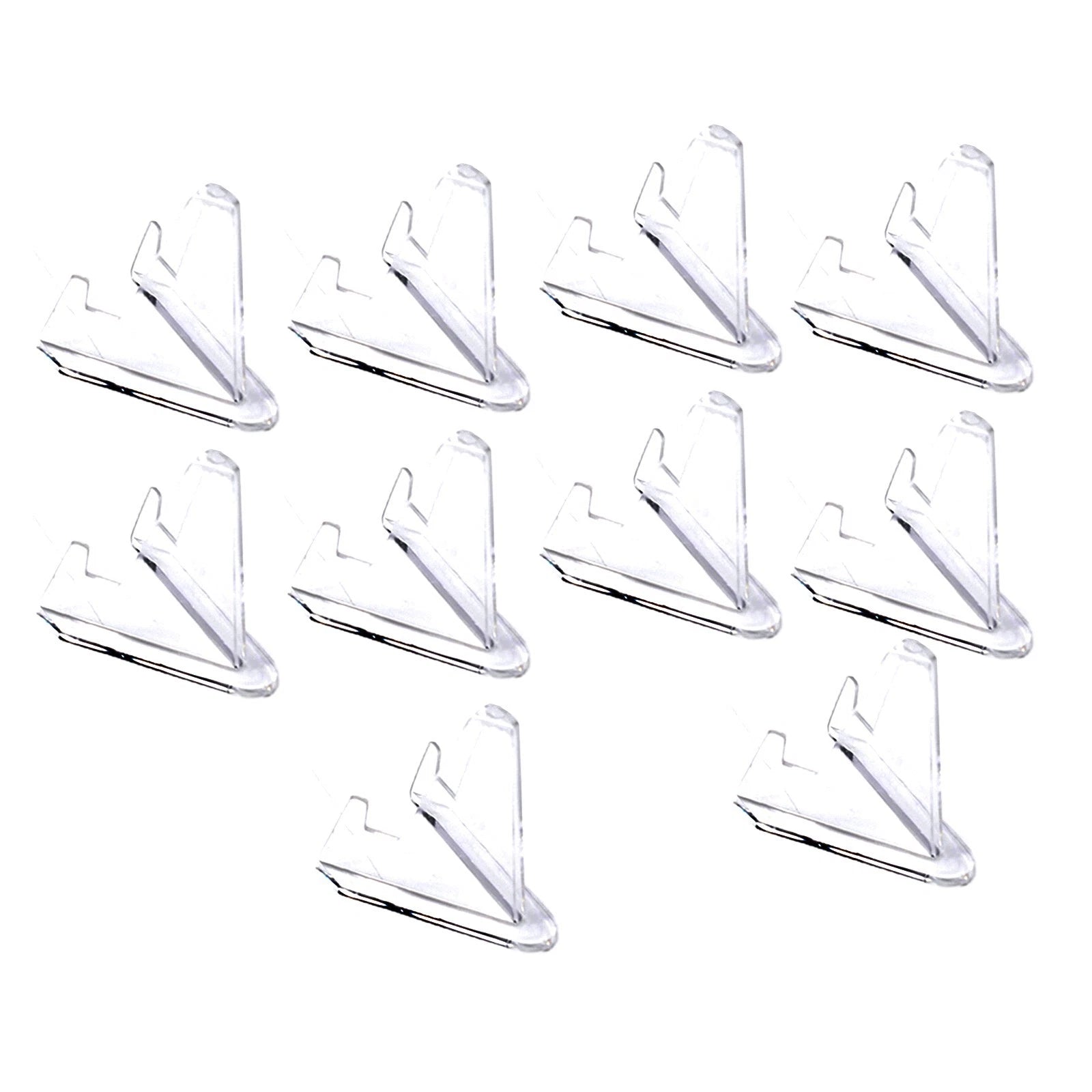 10X Clear Coin Display Stand Easel for Poker Chip Medal Token Stands