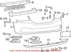 Fog Light Trim for Dodge Grand Caravan (2011–2020) OEM Mopar