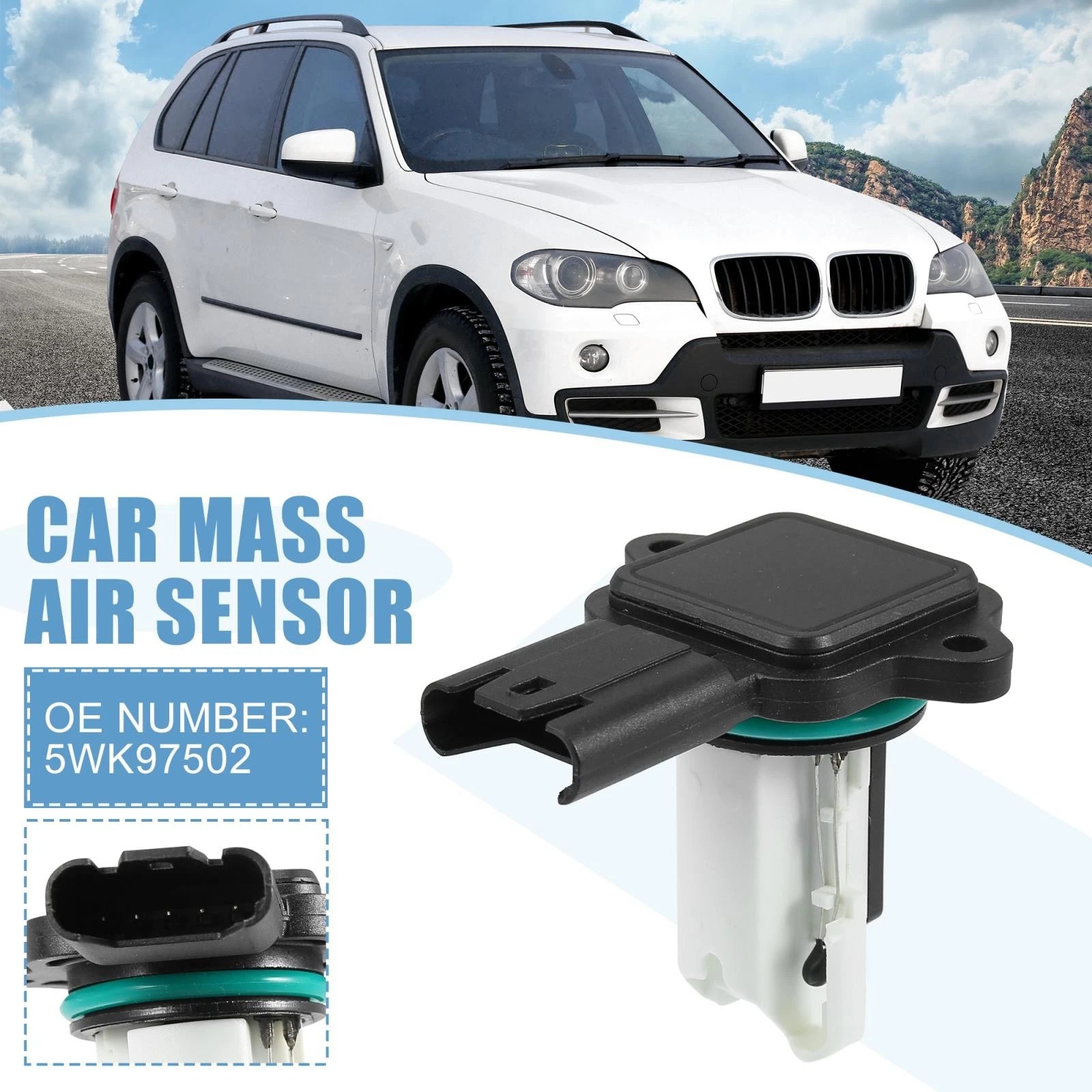 5WK97502 Mass Air Flow Sensor for BMW 535i, 330i (2006–2010)