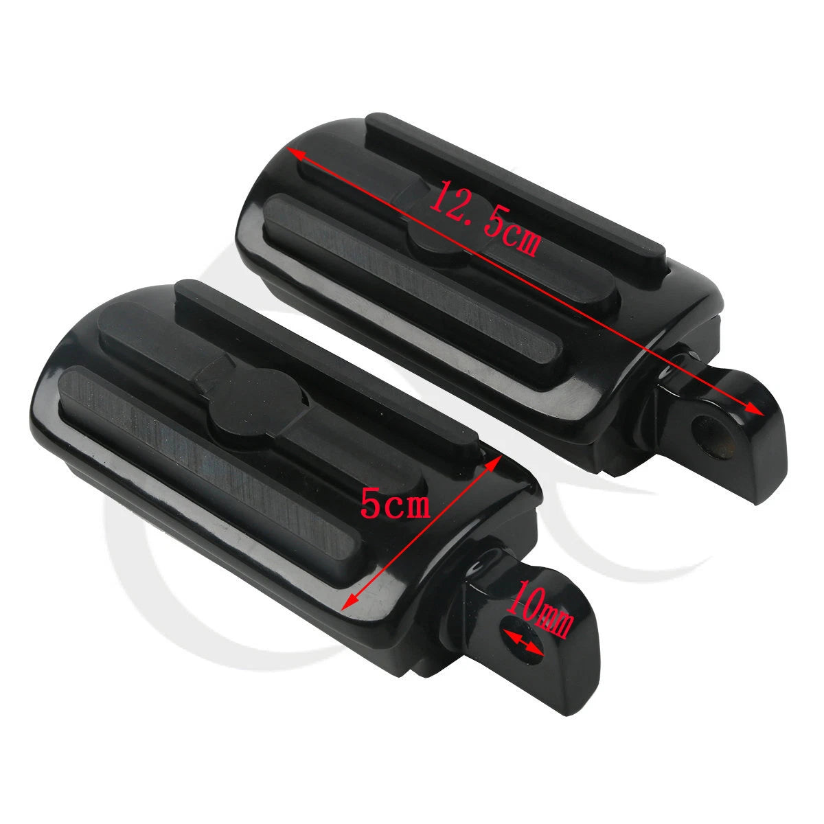 1.25" Long Angled Highway Engine Guards Foot Pegs for Harley Davidson