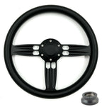 Double Barrel Steering Wheel Adapter for 14 Inch Black Steering Wheel (A01)
