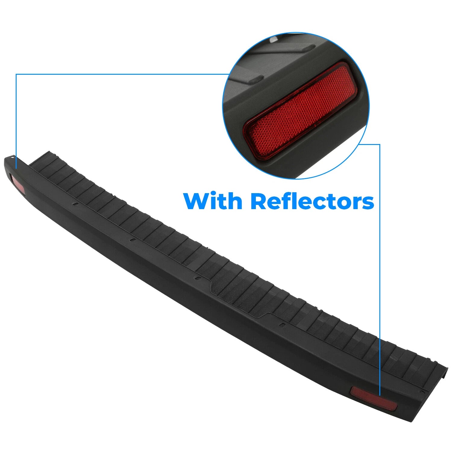 Rear Bumper Cover Top Pad for Ford Transit Pass Van 150 250 350 (2015–2024)
