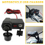 Dual USB Charger for Motorcycle (Waterproof)