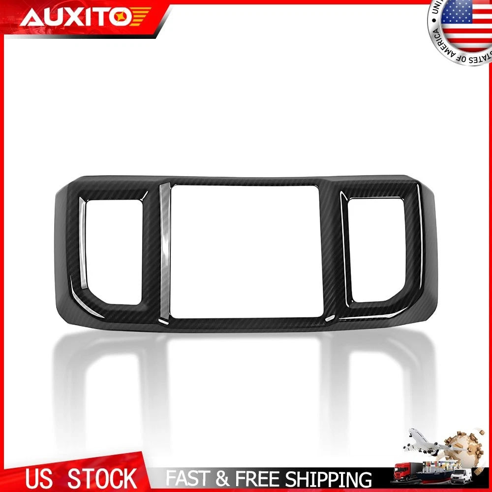Carbon Fiber Rear Air Conditioning Vent Outlet Cover for Ford F150 (2015–2020)