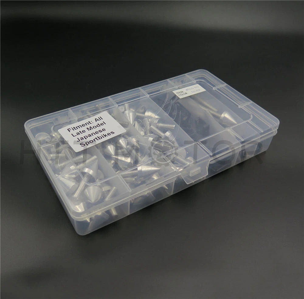 Complete Spike Fairing Bolt Kit for Suzuki Honda