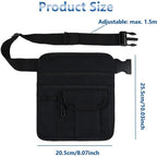 Adjustable Waist Bag for Gardening Tools (5 Pockets)