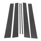 Set of 6 Door Pillar Window Trim for Toyota 4Runner (2003–2009) Carbon Fiber