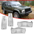 Clear Corner Signal Lights & Side Markers for Jeep Cherokee Wagoneer