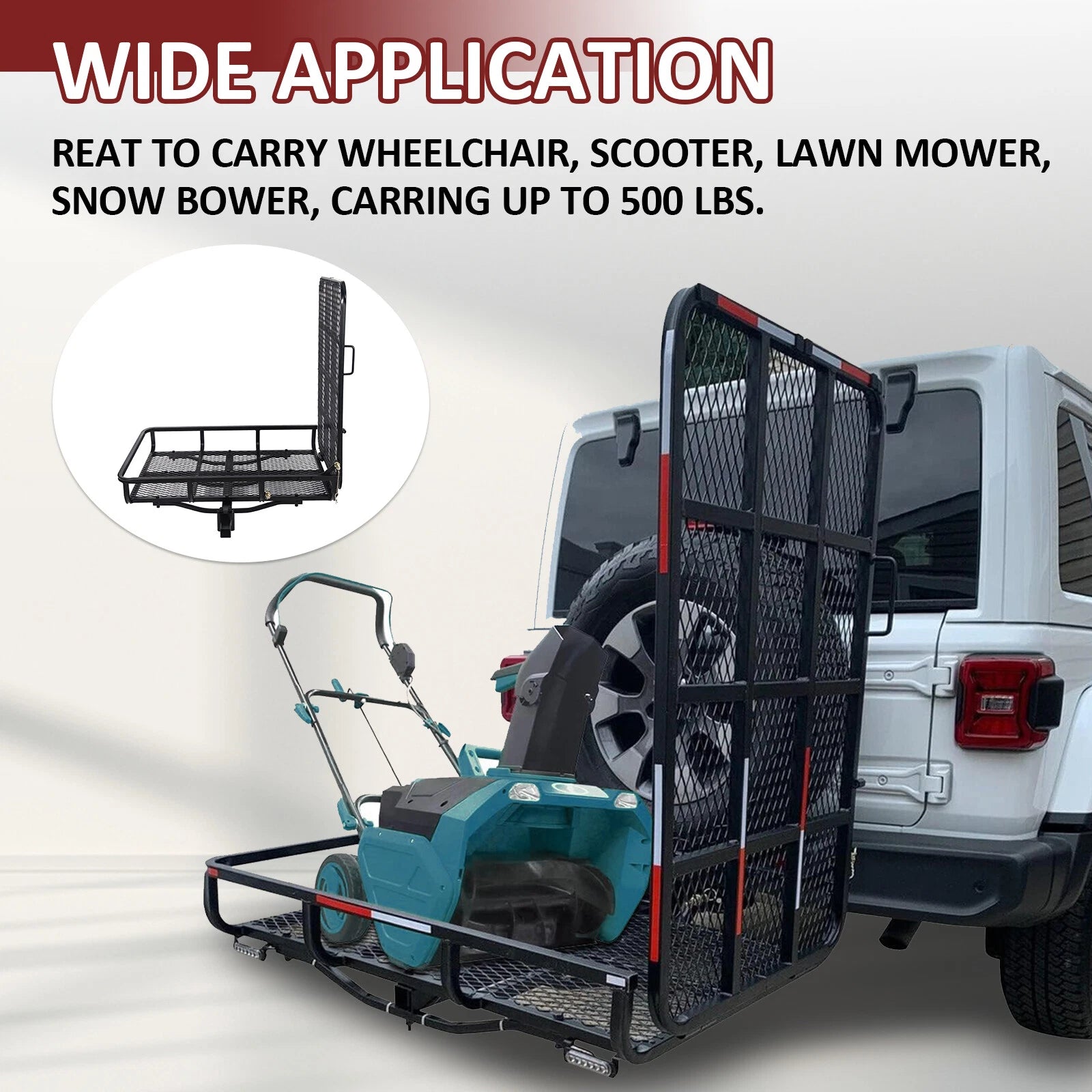 Mobility Carrier for 500LBS Wheelchair Scooter Rack (Universal Fit)
