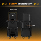 Power Window Switch for Honda CR-V (2010–2011) No. 35760SWAA11
