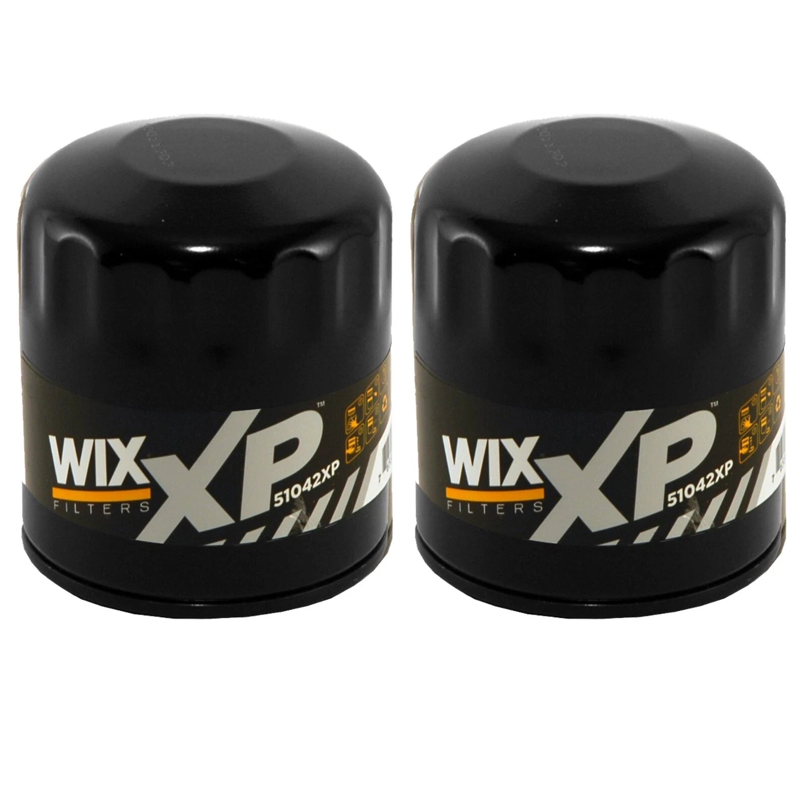 Set of 2 Wix XP Engine Motor Oil Filters for Chevy GMC Hummer Saab (StdAsp)