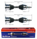 Set of 2 Front CV Axle Shafts for Chevy K2500 Tahoe GMC Yukon 4WD