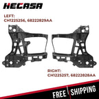 Pair Radiator Support Headlight Bracket for Ram 2500 1500 3500 (2013–2024)