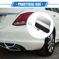 Car Rear Bumper Tow Hook Cap for Mercedes-Benz E450 (2019-2020) Silver Tone