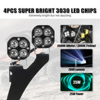 4PCS LED Fog Lights for Honda TRX450ER (2006–2014)