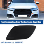 Front Left Headlight Washer Nozzle Cover for Audi Q7 (2007–2015) - Black