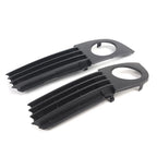2X Front Lower Fog Light Lamp Cover Bumper Grille for Audi A6 C5 (2002–2005)