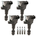 Set of 4 Ignition Coils & Iridium Spark Plugs for Malibu Regal Terrain (2012–2016)